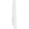 Ekena Millwork Pitch Stanford Architectural Grade PVC Gable Pediment, 36"W x 9"H x 1"P (6/12) GPP036X009X100STA - alternate 5